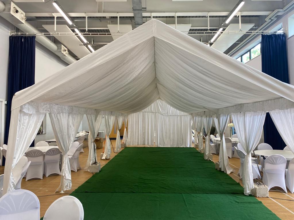 White 4m x 12m Party Tent Marquee