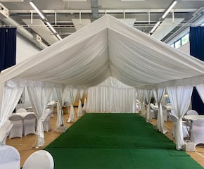White 4m x 12m Party Tent Marquee