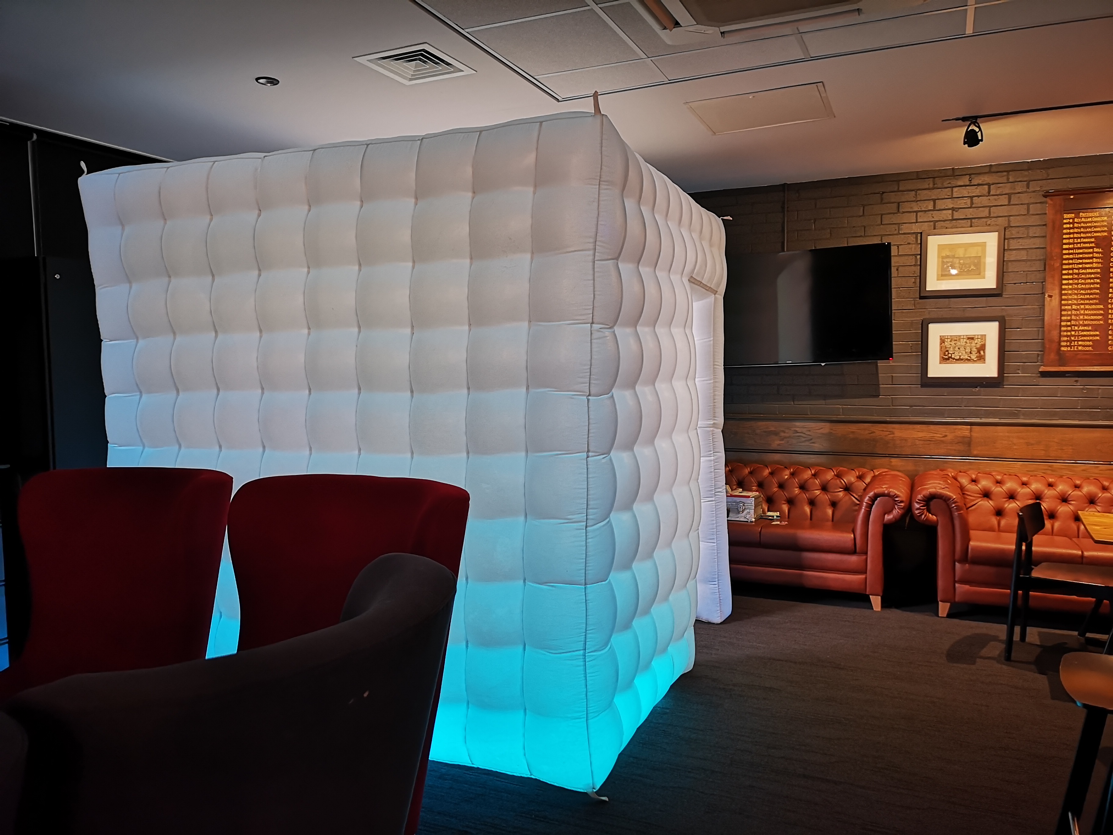 LED Inflatable Photo Booth with Selfie Pod