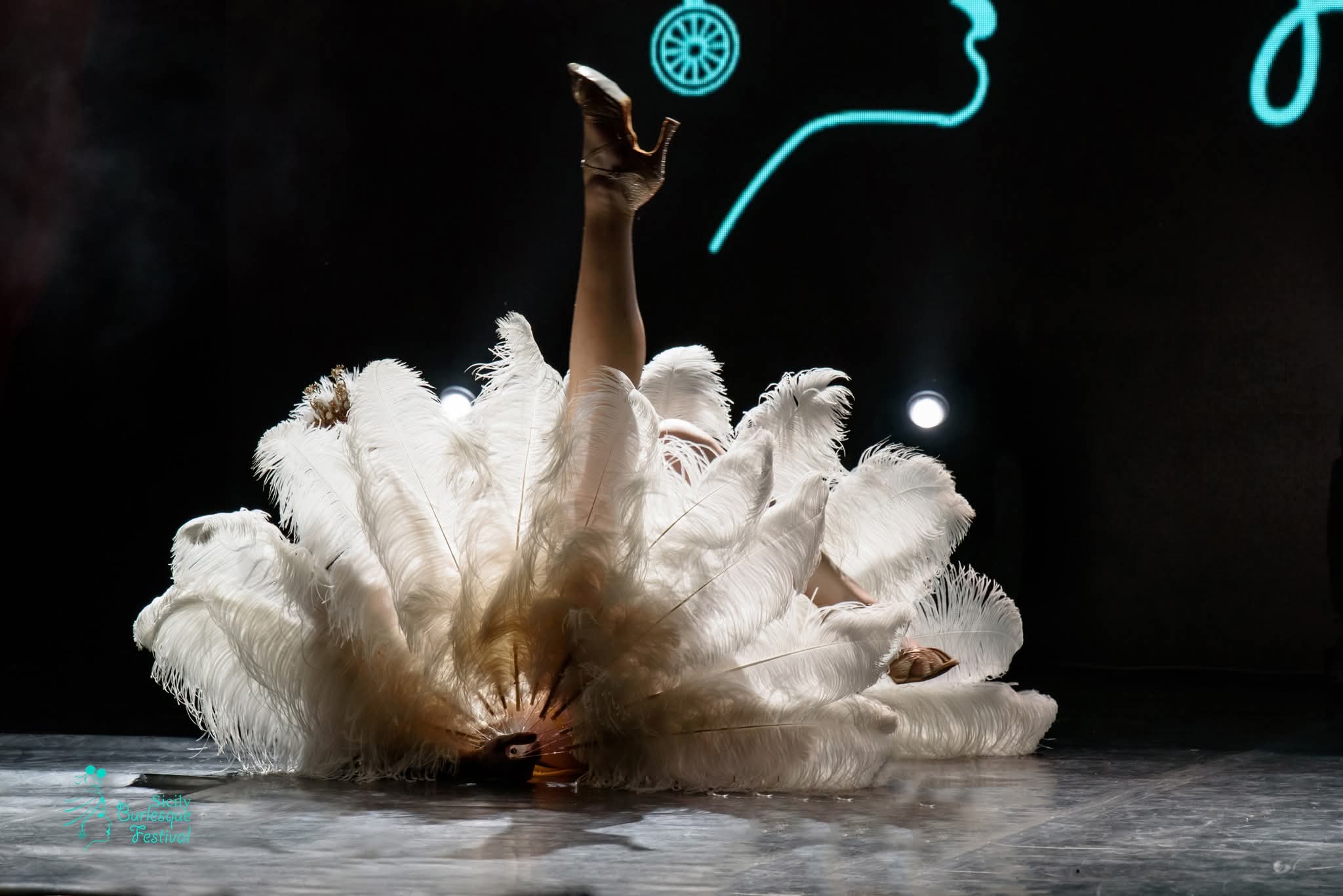 Classic Burlesque Fan Dancer