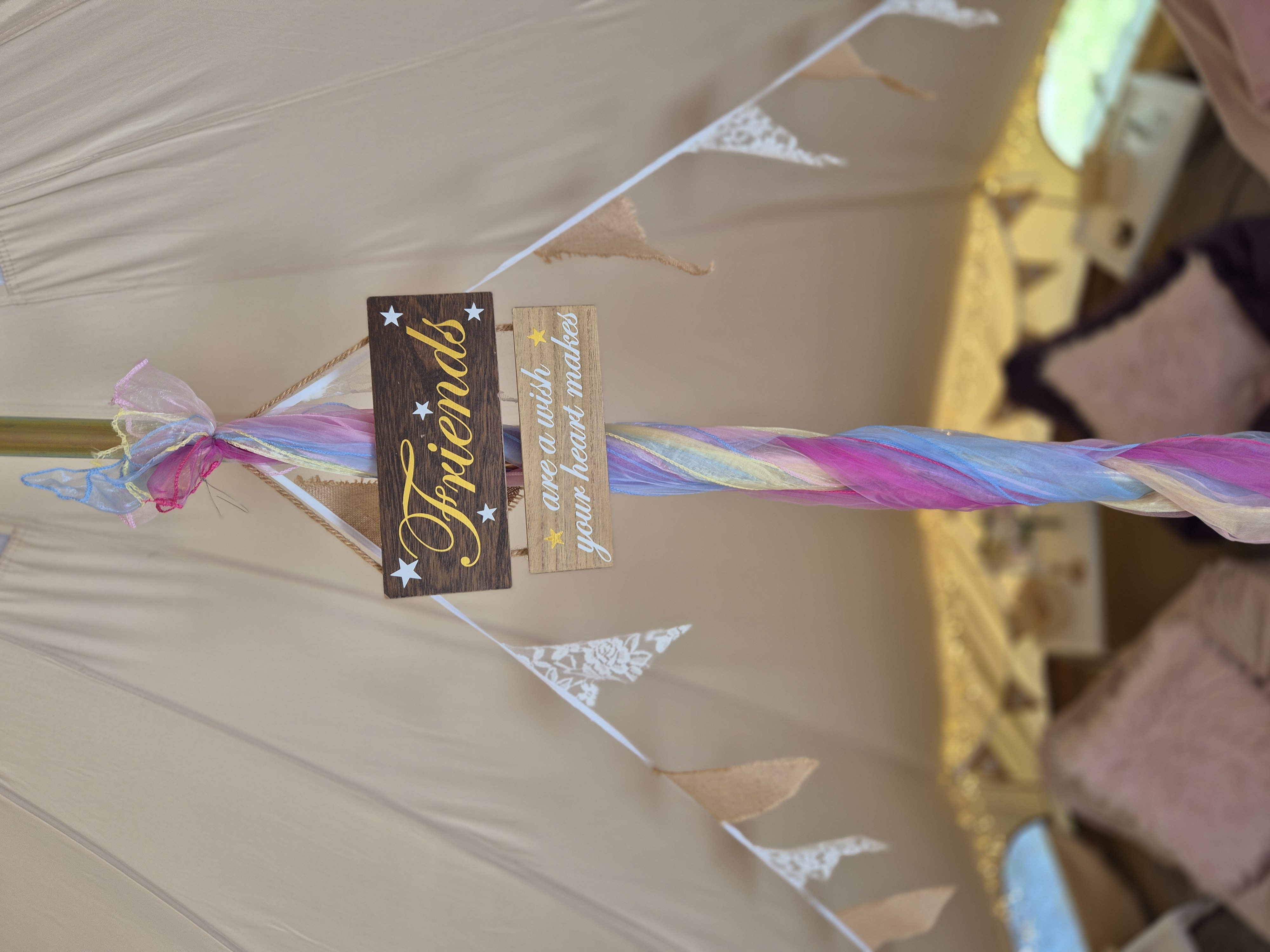 Chill Out 5m Bell Tent with Decorations