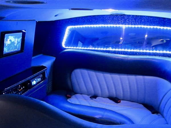 13 Seater White Limo Jeep