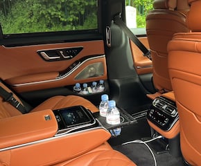 Stunning Mercedes S Class Car Features Leather Interior Seats
