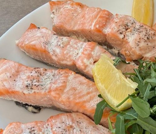 Elegant Cold Buffet with Poached Salmon & Staffing Included