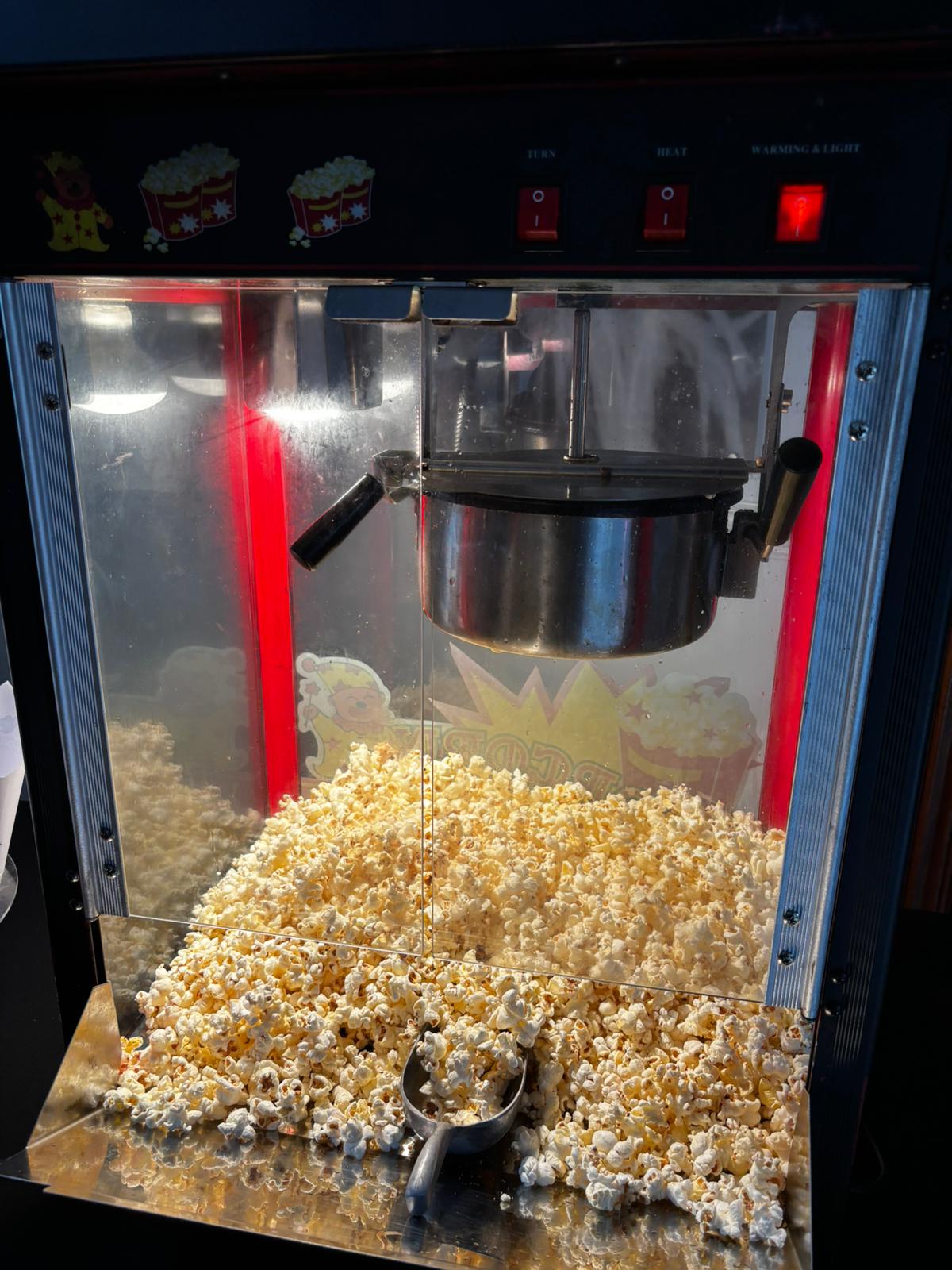 Full Cart of Freshly Made Popcorn
