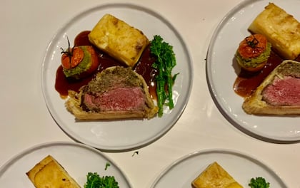 Fine Dining 3-Course Menu Featuring Beef Wellington