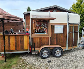 Fabulous Converted Horse Box Bar with Gluten free and Vegan options