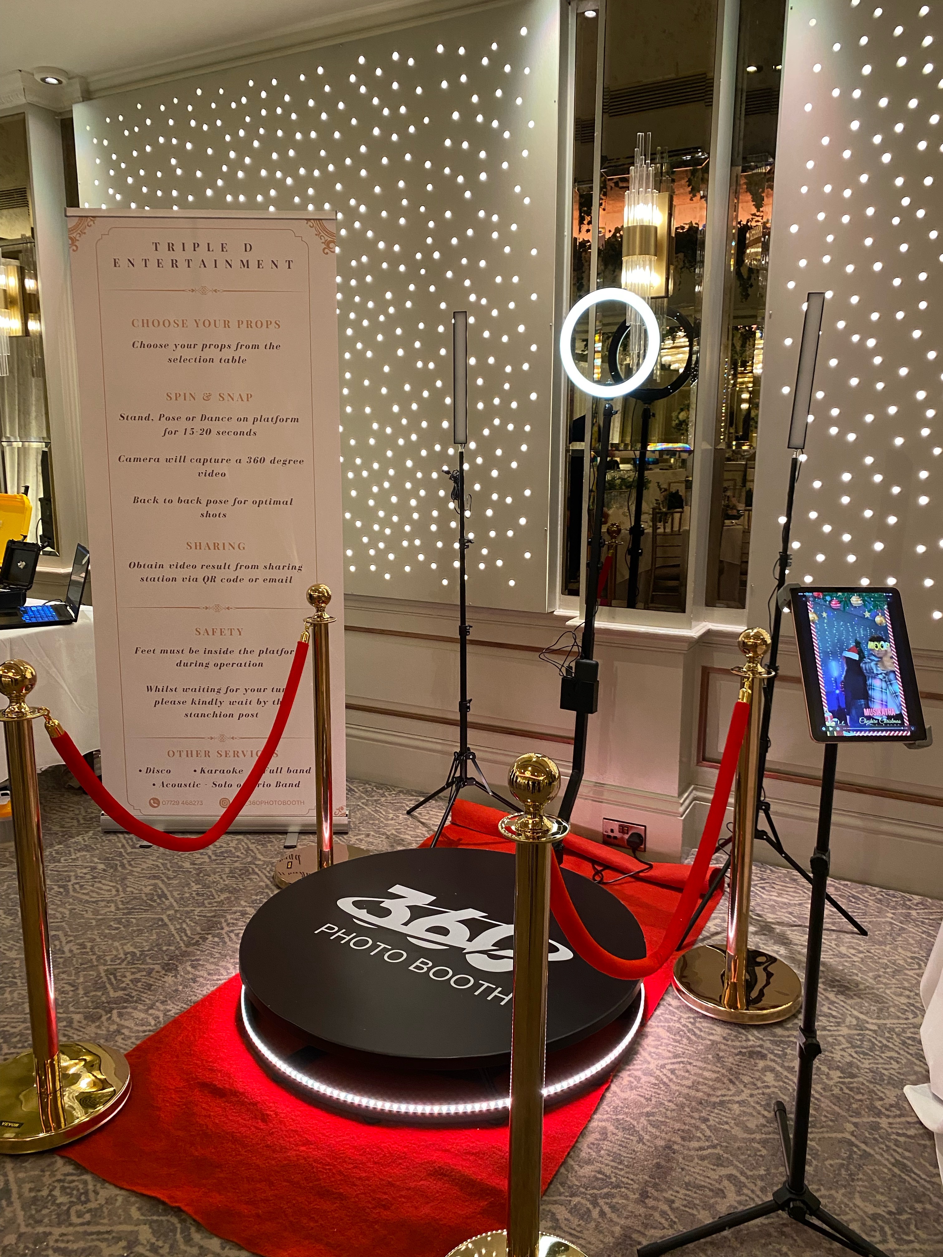 Luxury 360 Video Booth Experience – Capture Every Moment
