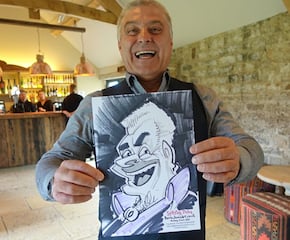 Hilarious Caricature by Barrie James