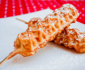 Luxurious Waffle Sticks to Make Your Mouth Water