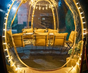 Luxury Igloo Set Up For Fine Dining Experience