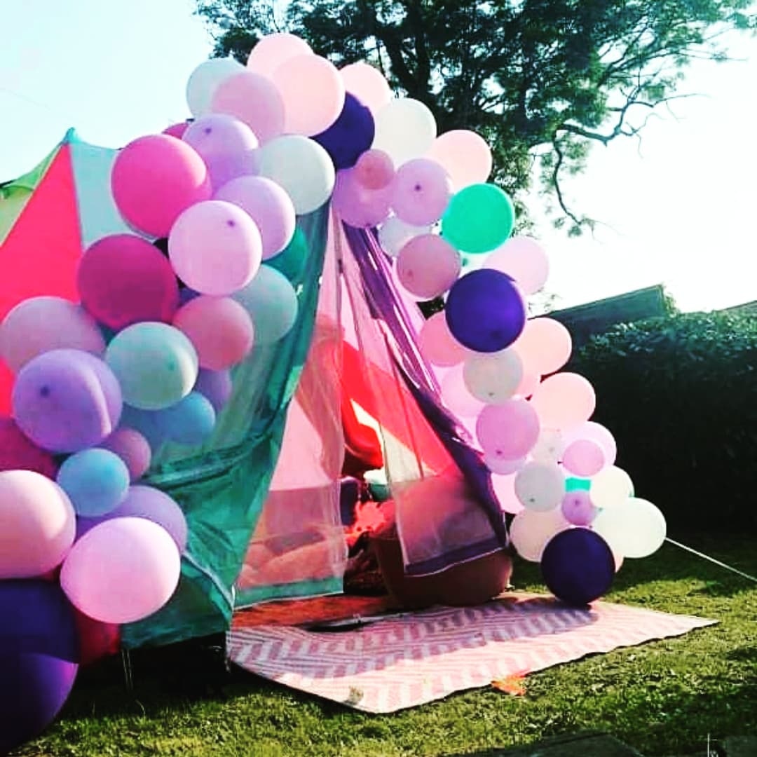 Festival Style 4m Rainbow Bell Tent For Hire