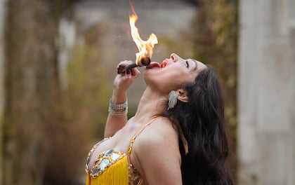 Incredible Fiery Belly Dance Performance