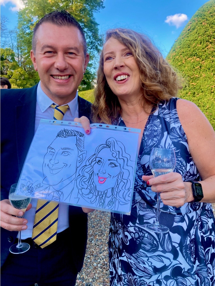 Live Pen & Ink Caricatures by Michael