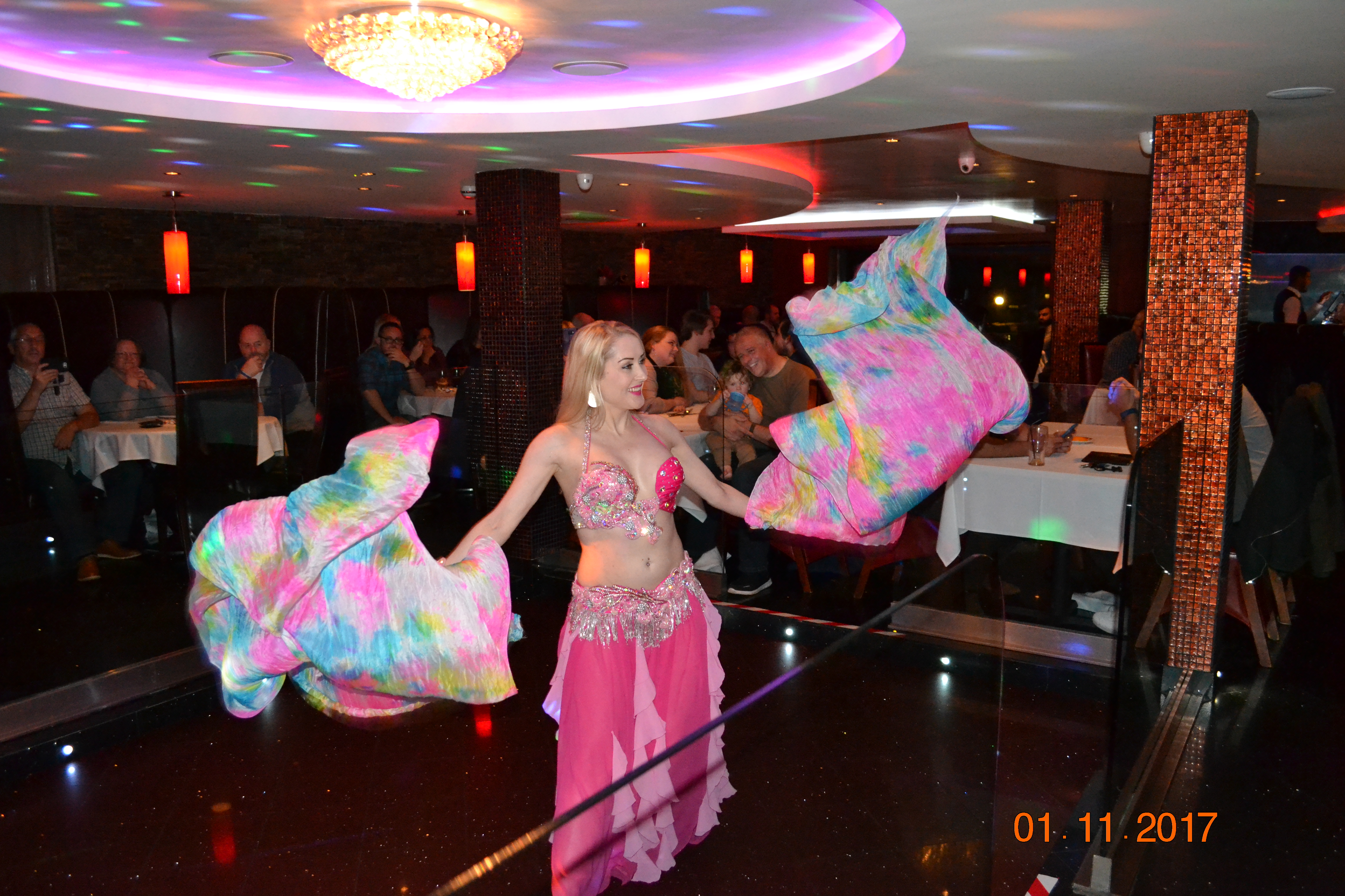 Belly Dance Show with Fire Stunts