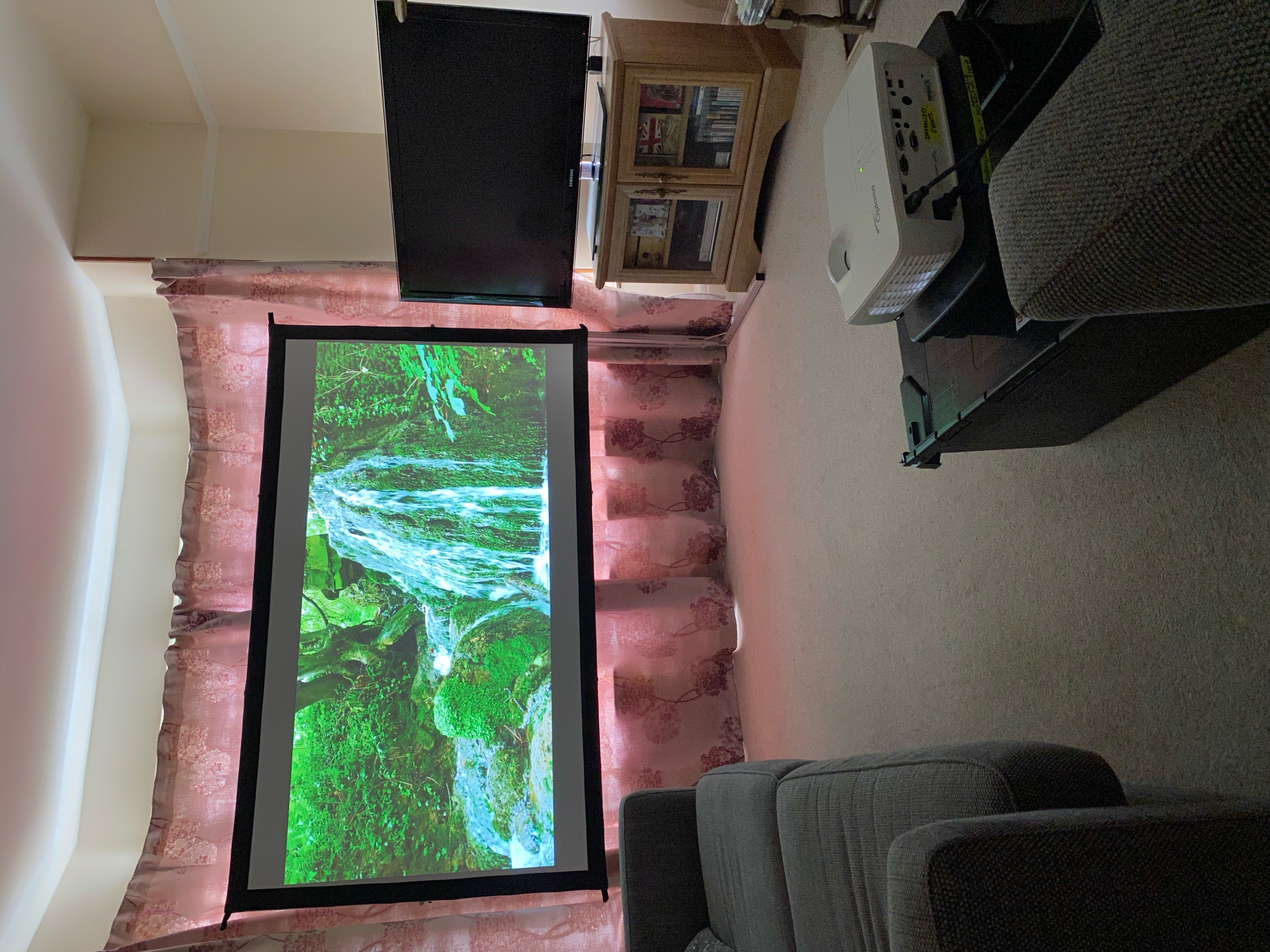 Indoor Cinema Experience With 90" Screen