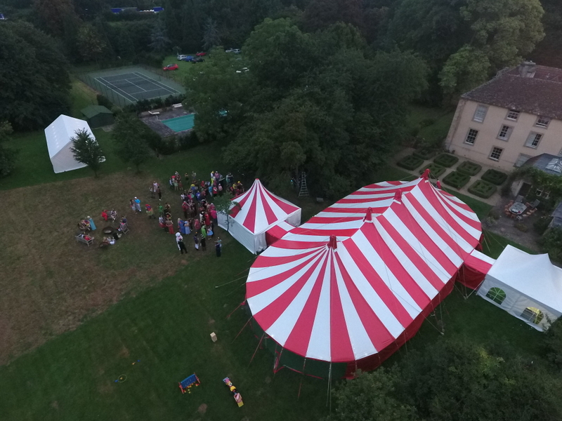 Big Top Marquee for 150-200 guests or more at events!