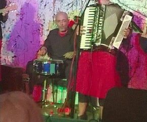 Martina Plays a Variety of Styles on the Accordion