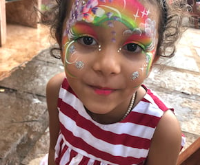 Creative & High-Quality Glittery Face Painting