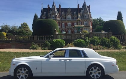 Luxury Style White Rolls Royce