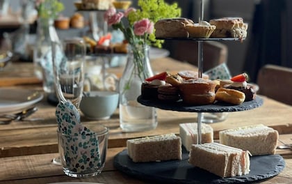 Handcrafted Afternoon Tea Served on Afternoon Tea Stands