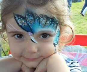 Delightful Face Painting with Joyful Atmosphere