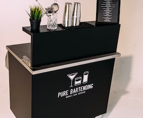 Fully Stocked Pop-Up Bar with Professional Bartenders