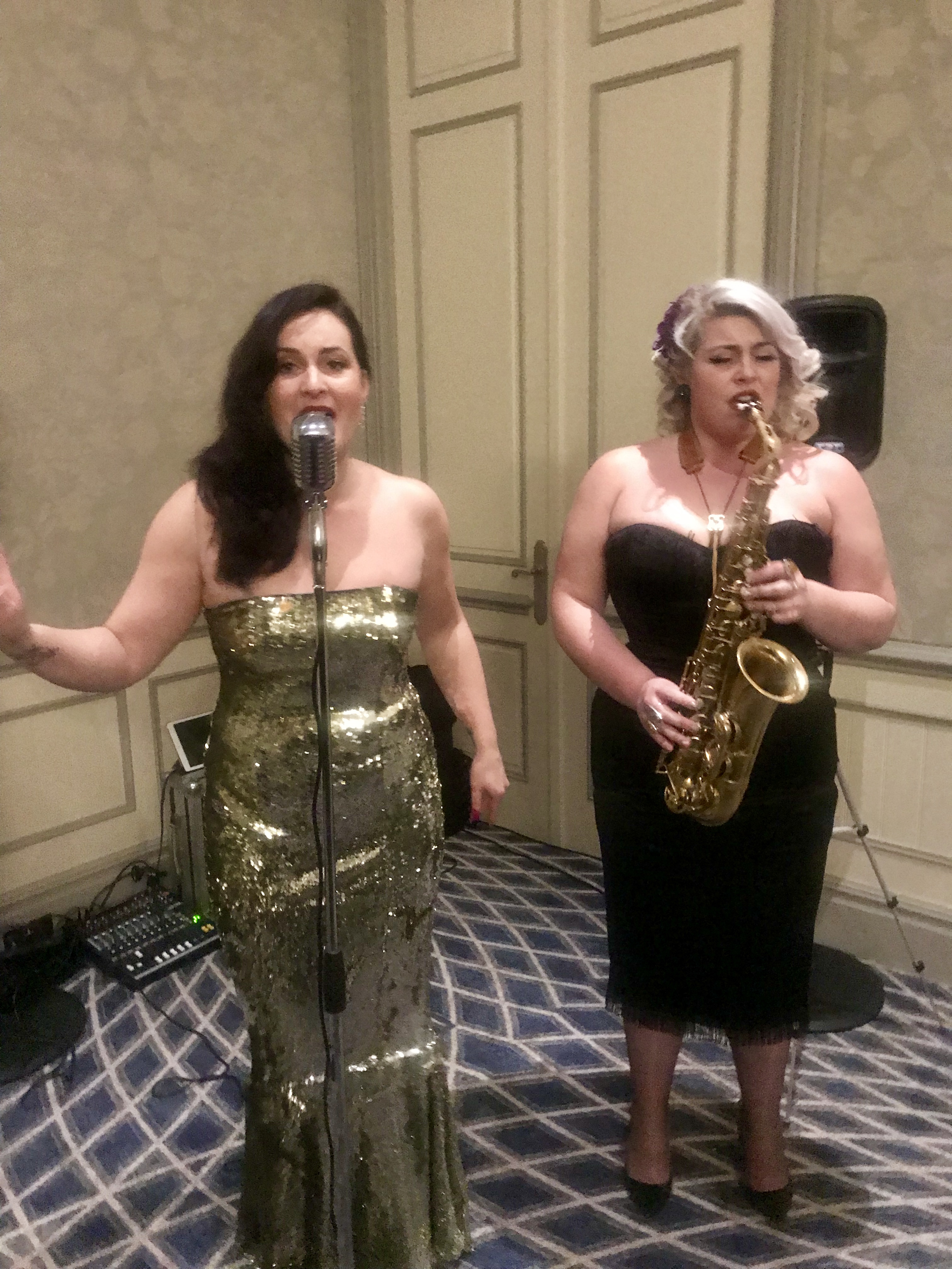 Vintage Inspired Sax & Singer Duo 'Dixiebird Records'
