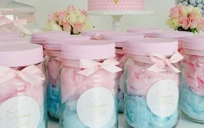 Traditional Pink & Blue Candy Floss