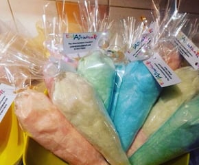 Traditional Pink & Blue Candy Floss