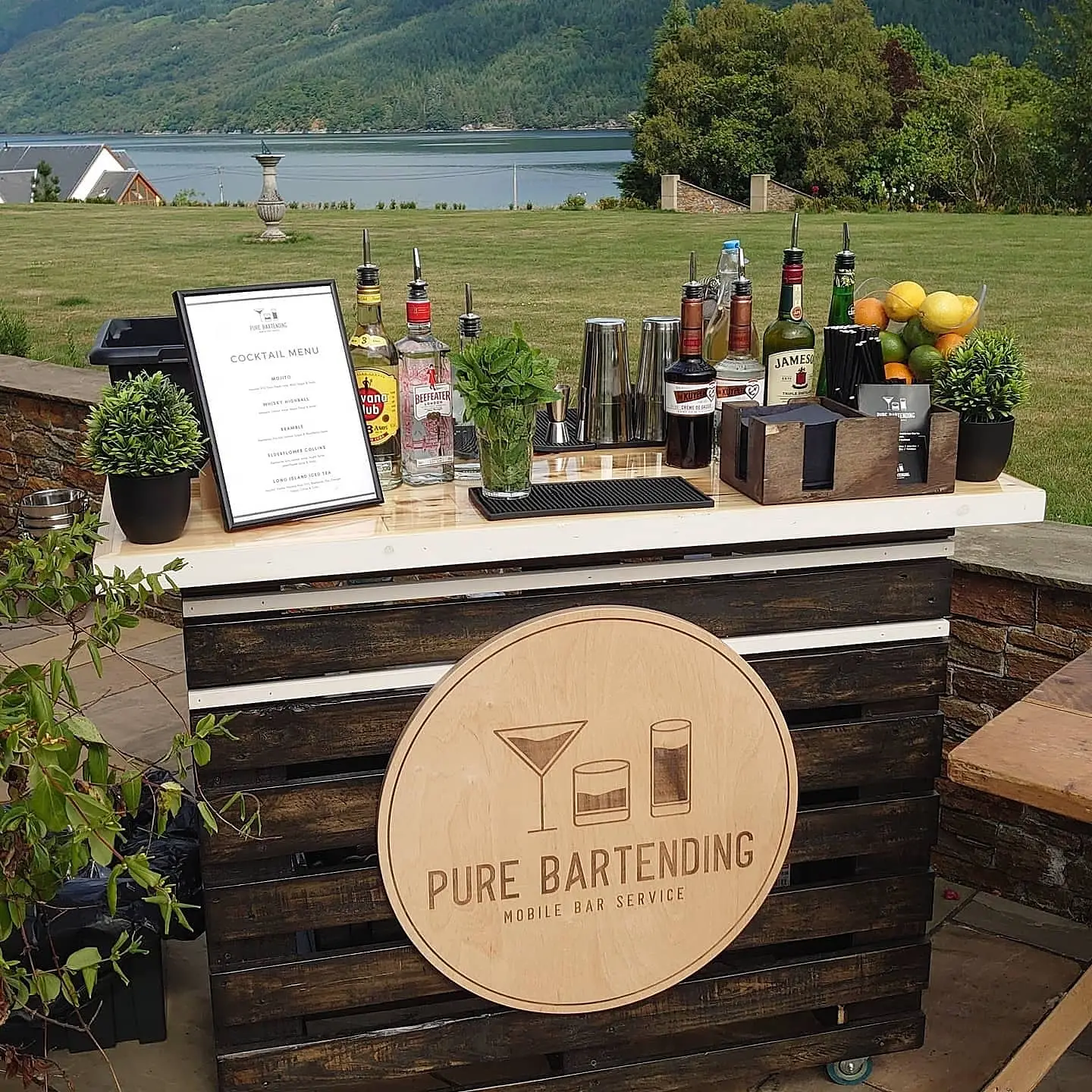 Fully Stocked Pop-Up Bar with Professional Bartenders