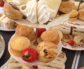 Afternoon Tea Served on Beautiful Vintage China with Waitress Service