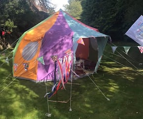 Fully Decorated Beautiful Bell Tent