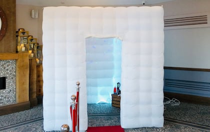 White, Inflatable Photobooth With Props