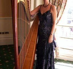 Harpist Marie-France with Classical & Modern Songs Repertoire