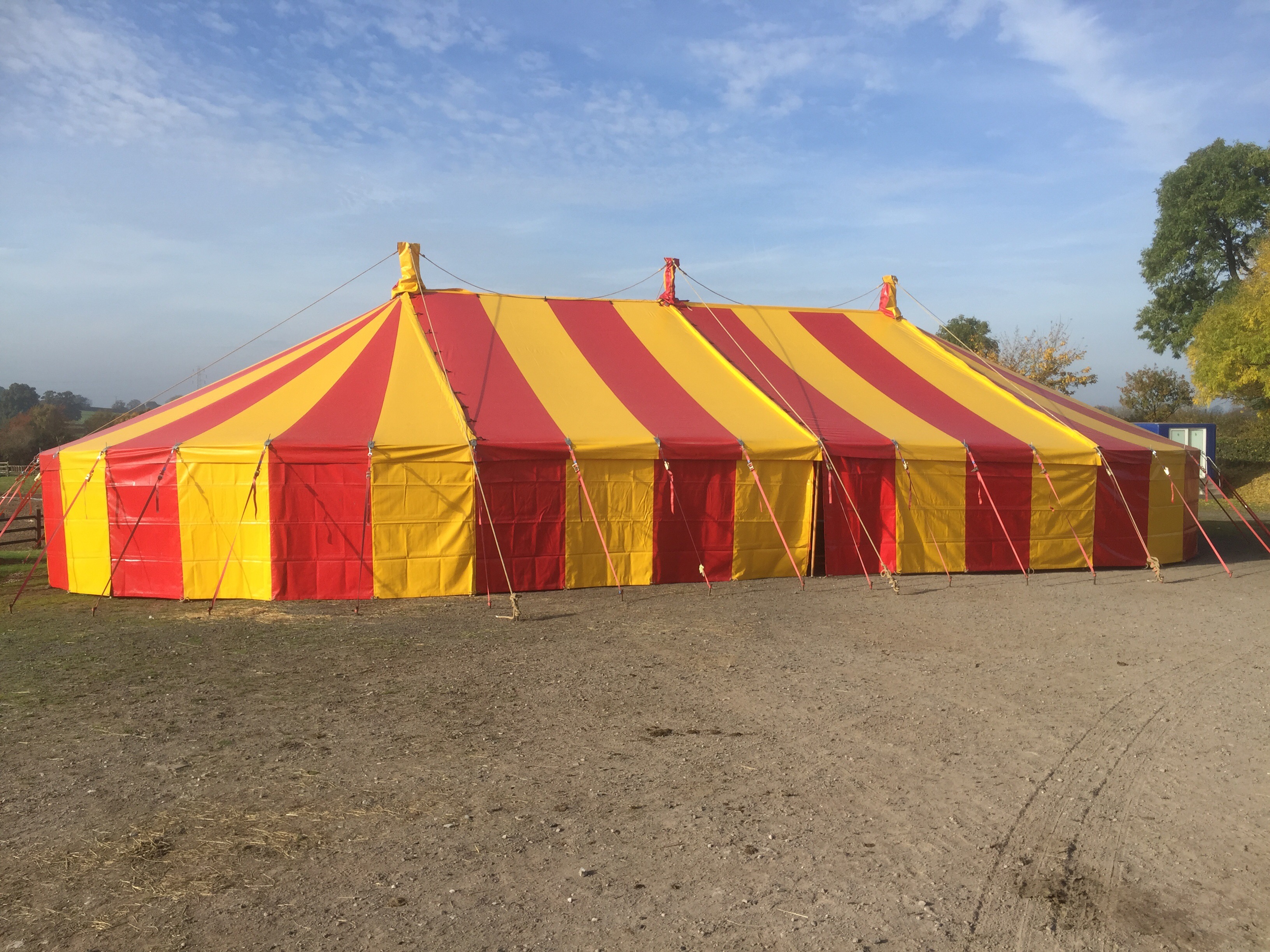 Red & Yellow Marquee for 200-300 Guests
