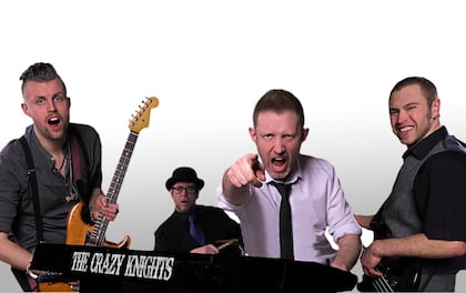 The Crazy Knights 4 piece Band Perform Greatest Hits of the Past 50 Years