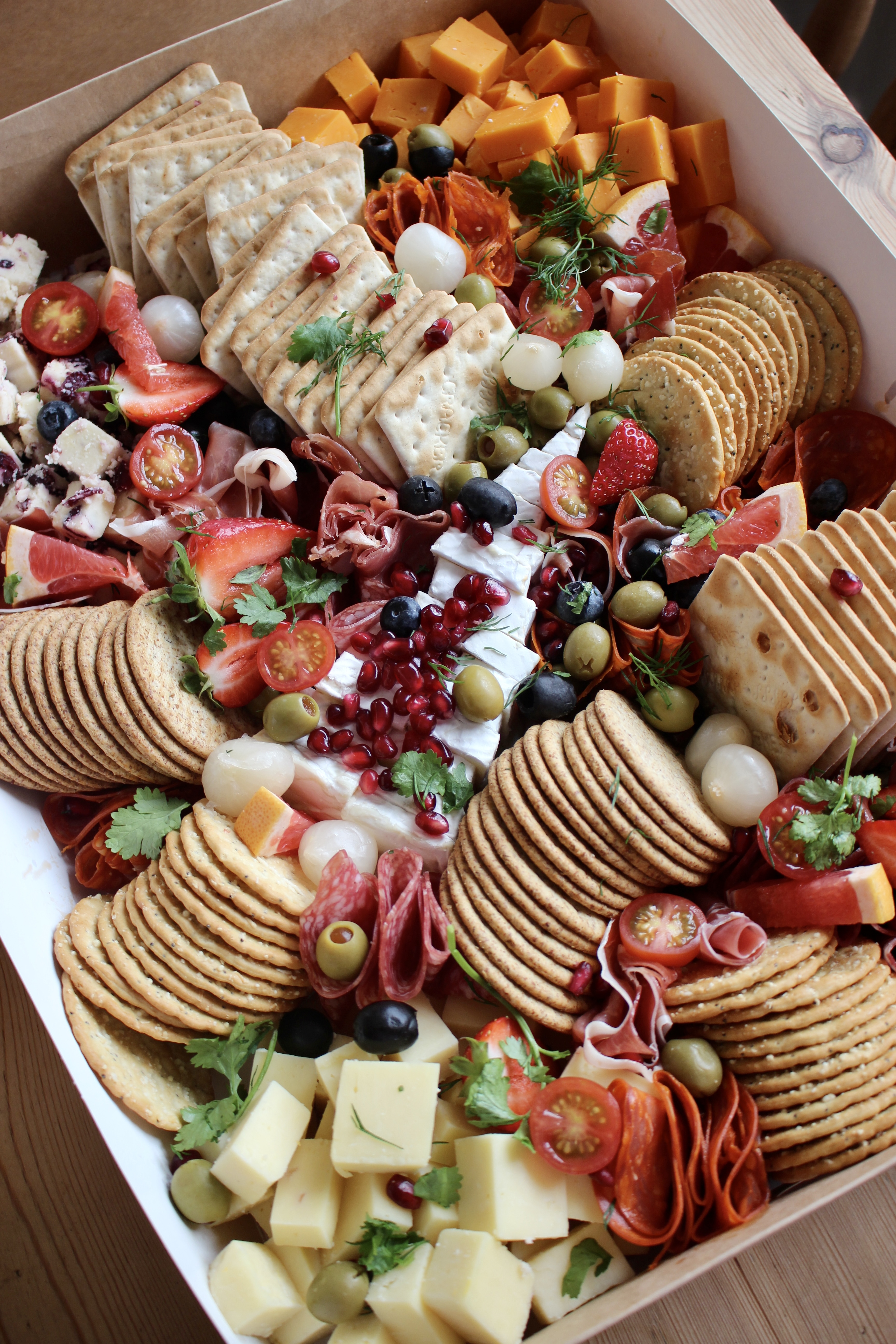 Deliciously Colourful Vegan Buffet Food