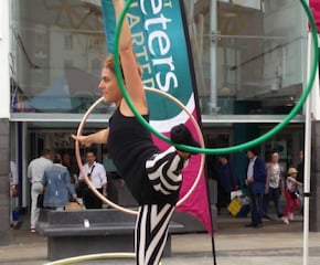 Hula Hoop Performer for Events - Staged or Ambient