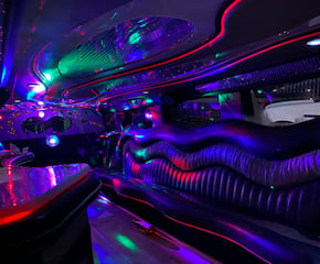 White Hummer-Style 14 Passenger Party Limousine