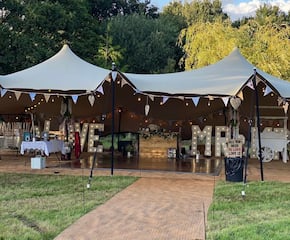 Striking, Stretch Marqueee Tent - 21 x 15 Meters