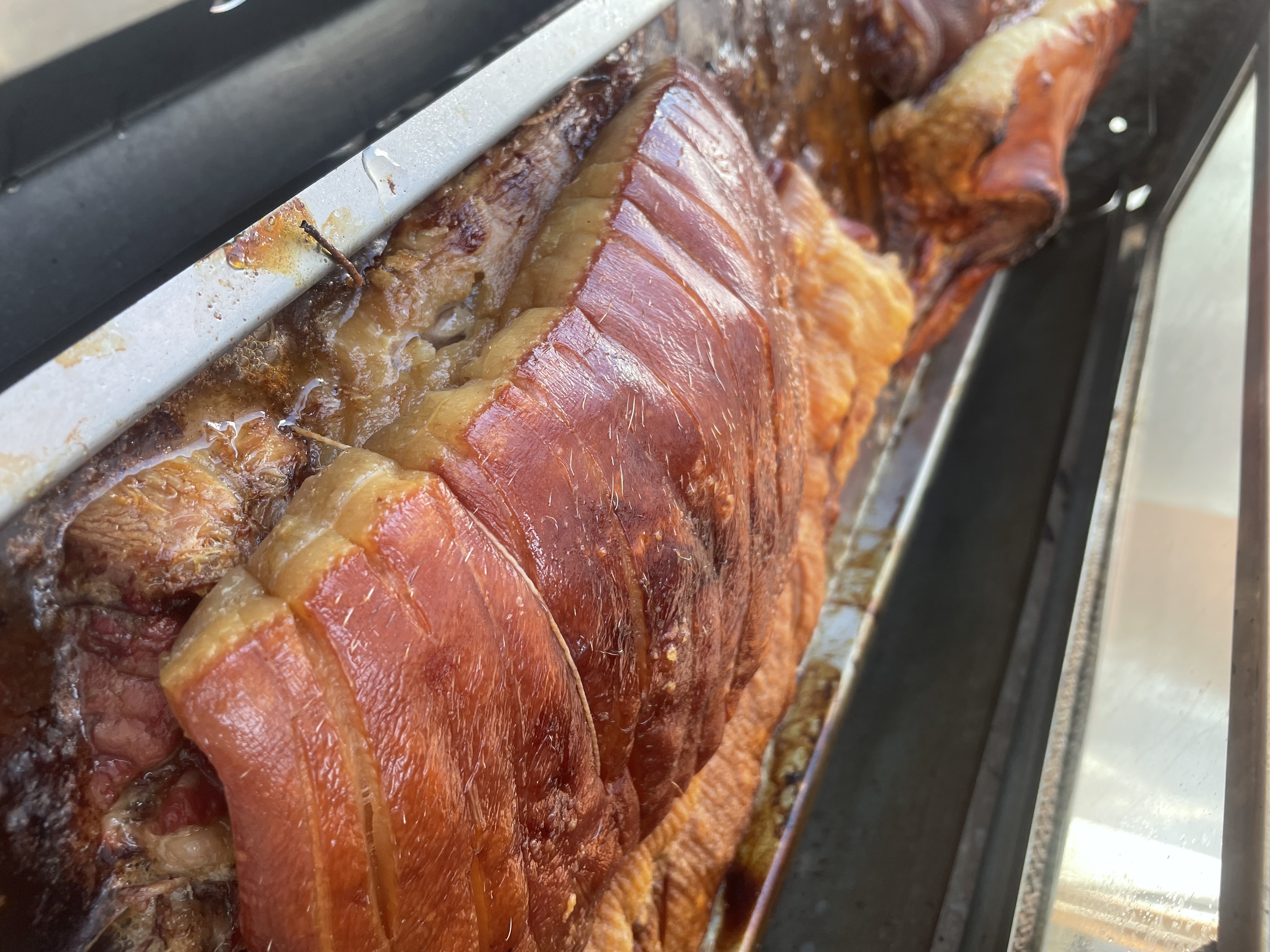 Slow Cooked Hog Roast Sourced from Local Farms