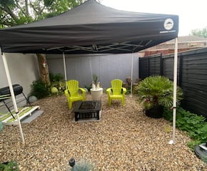 3x3 Black Gazebo - With or Without Sides