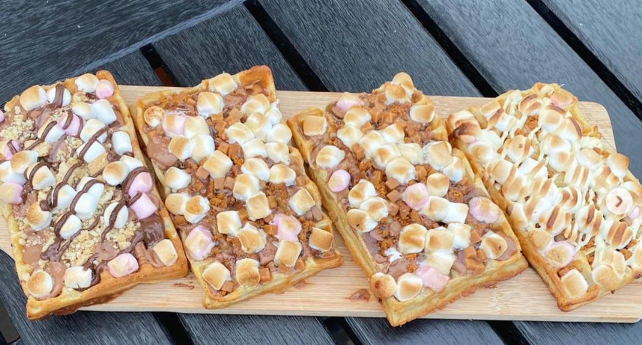 Deluxe Belgian Waffles Served From Betty The Horsebox