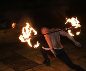 Lively & Unique Fire Performance Will Make The Whole Event Buzz