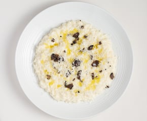 Plantbased, Italian Fusion Style Menu with Truffle & Parmesan Risotto