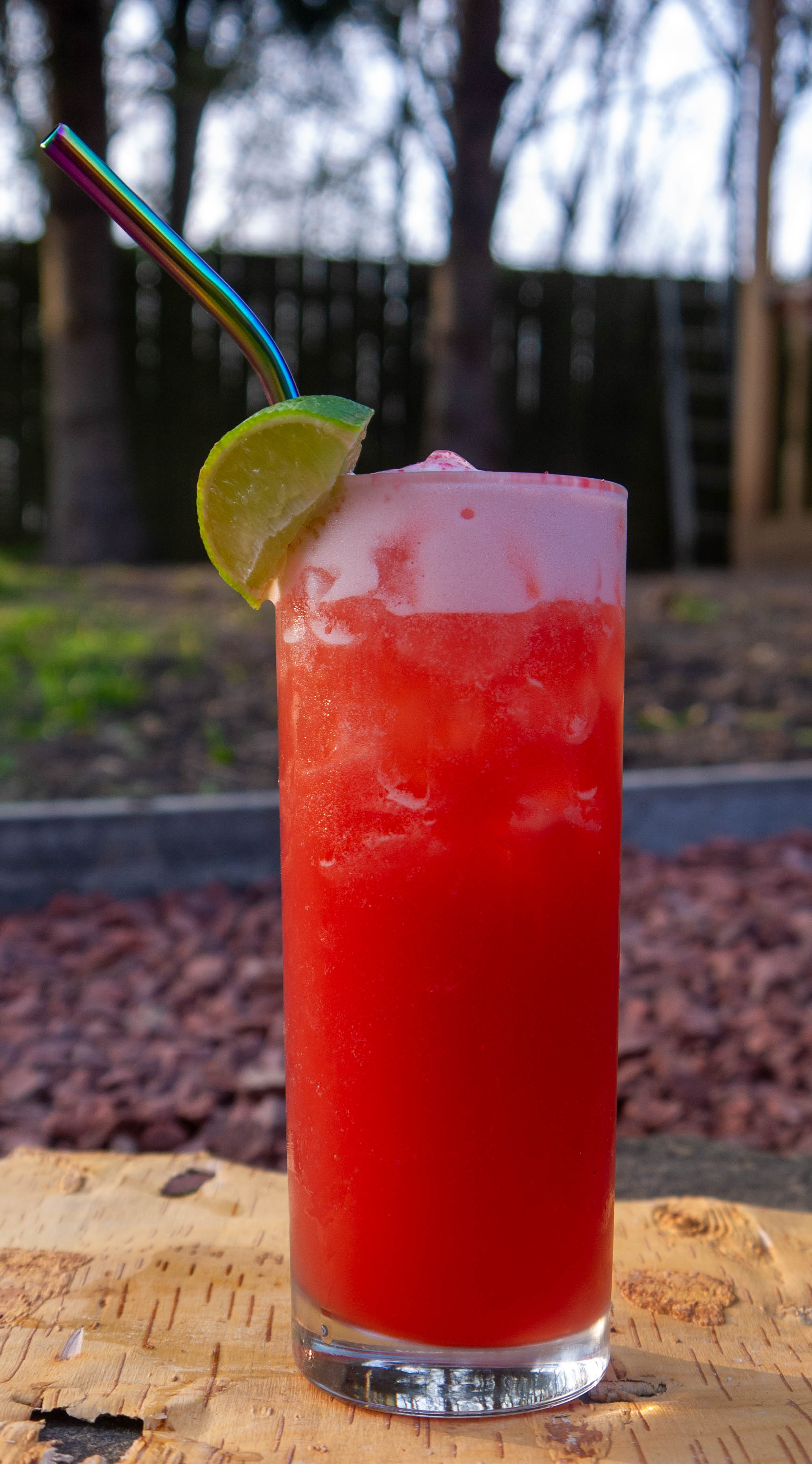 Delicious Cocktails Served fom Pink Bar Trailer