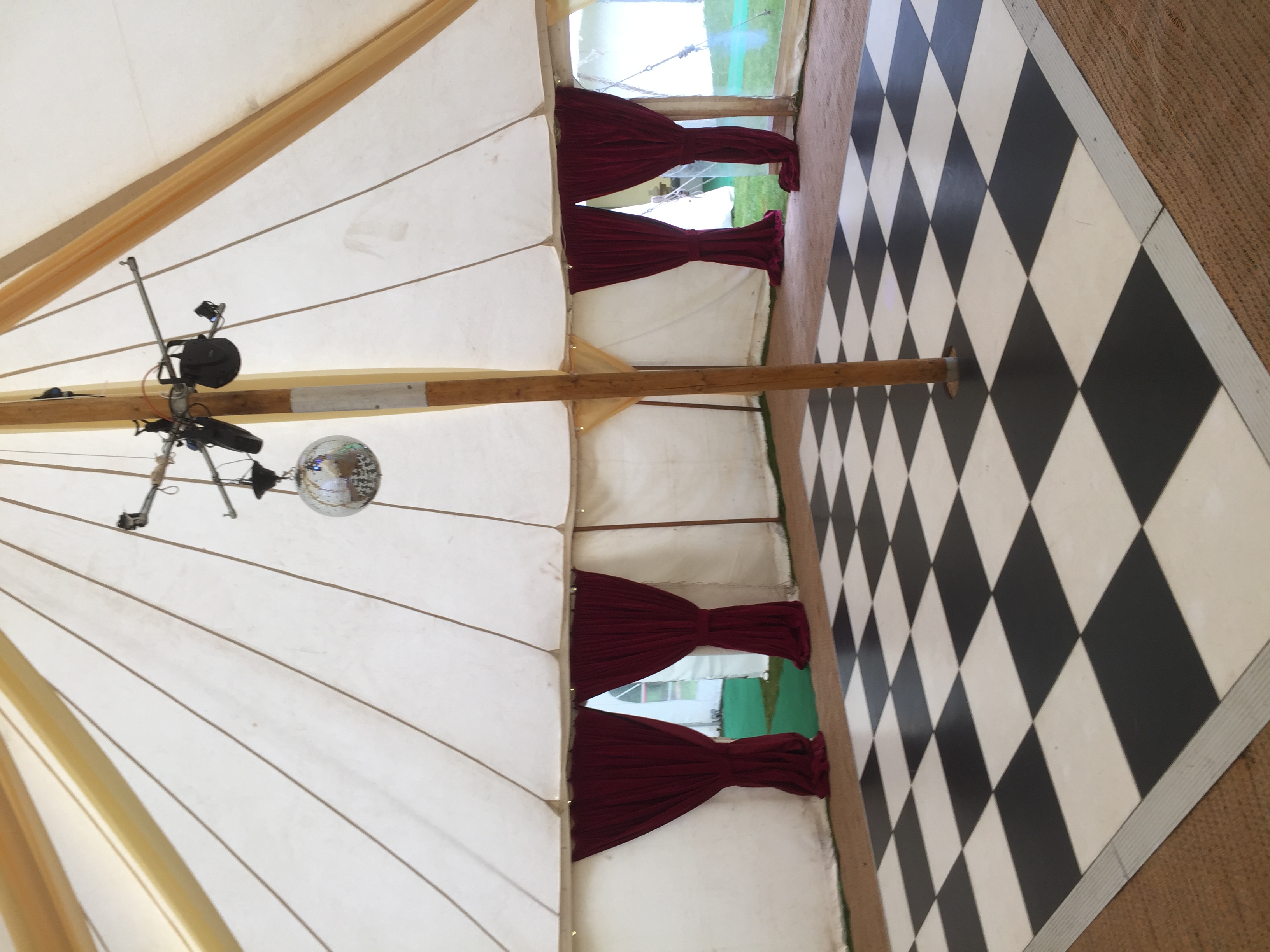 A Canvas Marquee for Small Weddings or Parties with Circa 50-80 Guests