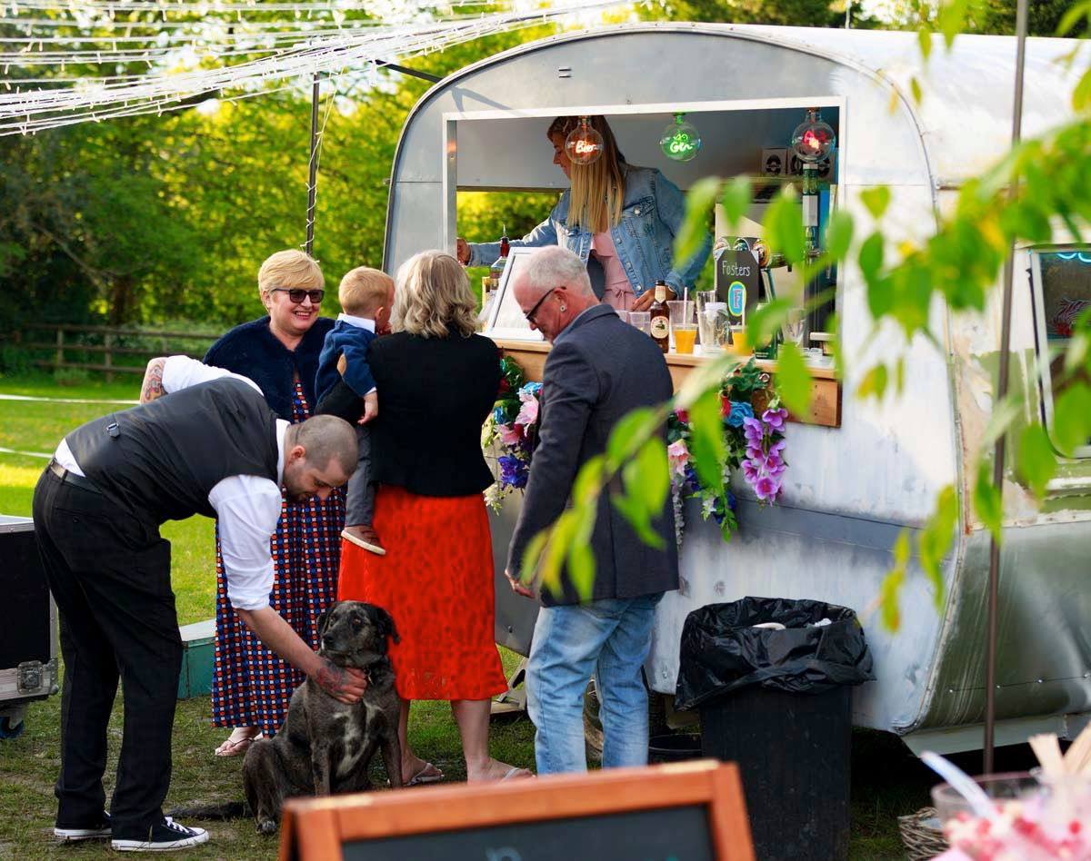 Bottomless Prosecco from 1969 Vintage Caravan Bar