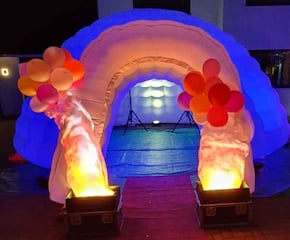 Inflatable 6m x 6m Igloo Disco Dome Party Tent